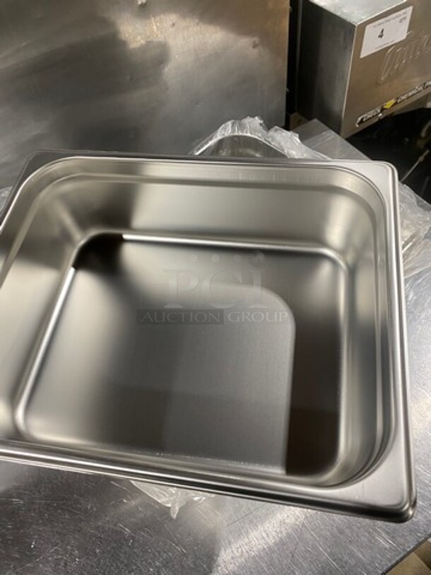 NEW! IN THE BOX! Commercial Steam Table/ Prep Table Food Pans! All Stainless Steel! - Image 5 of 6