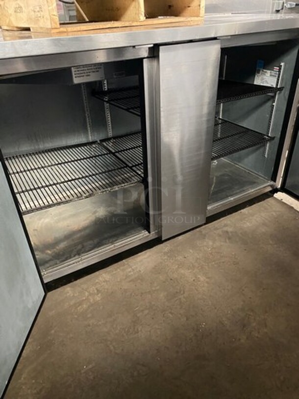 True Commercial 2 Door Bar Back Cooler! With Solid Doors! All Stainless Steel! Model: TBB3SHC SN: 9311069 115V 60HZ 1 Phase - Image 5 of 8