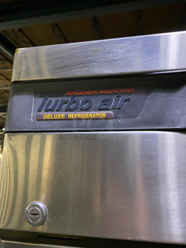 Turbo Air Commercial Single Door Reach In Refrigerator! All Stainless Steel! On Casters! Model: TSR23SD 115V 60HZ 1 Phase - Image 8 of 10