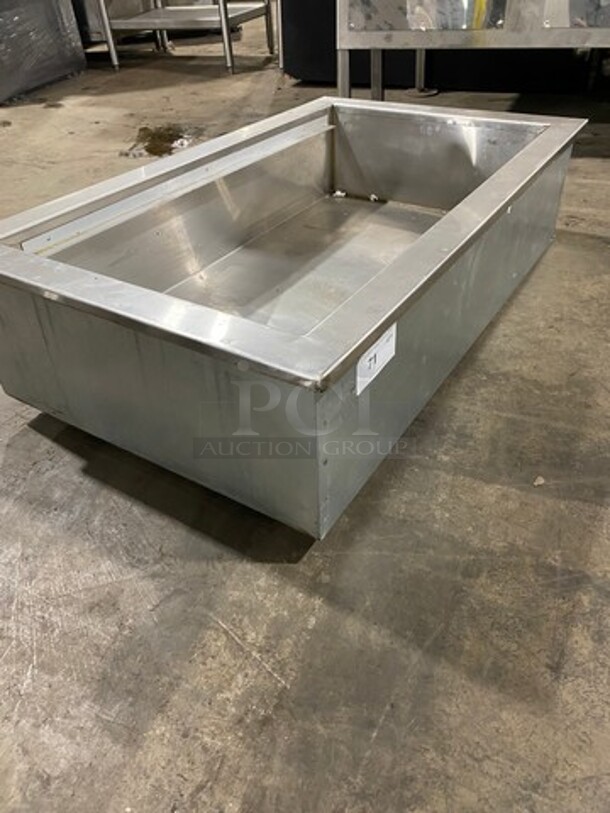 Commercial Drop In Ice Bin! Solid Stainless Steel! - Image 2 of 6