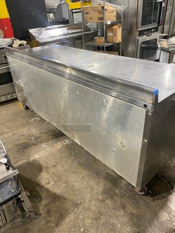 True Commercial Refrigerated 6 Drawer Lowboy Worktop Cooler! With Back Splash! All Stainless Steel! On Casters! - Image 3 of 11