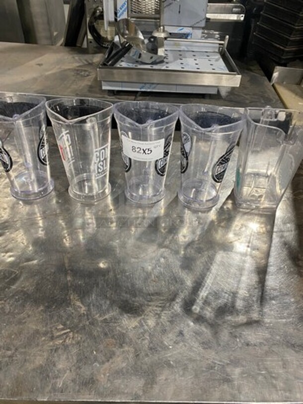 Poly Beverage Pitchers! 5x Your Bid! - Image 1 of 6