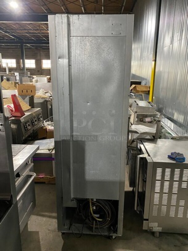 Beverage Air Commercial Single Door Reach-In Cooler! With Poly Coated Racks! Solid Stainless Steel! On Casters! Model: KR241AS - Image 3 of 9