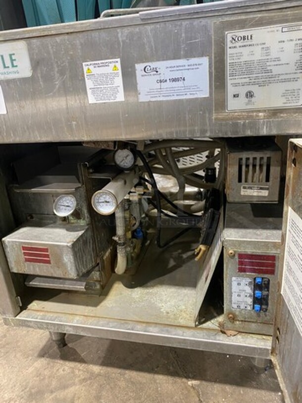 Noble Commercial Glass Washer! All Stainless Steel! On Legs! Model: WAREFORCECG1200 SN: 18I364322 208/230V 1 Phase - Image 8 of 9