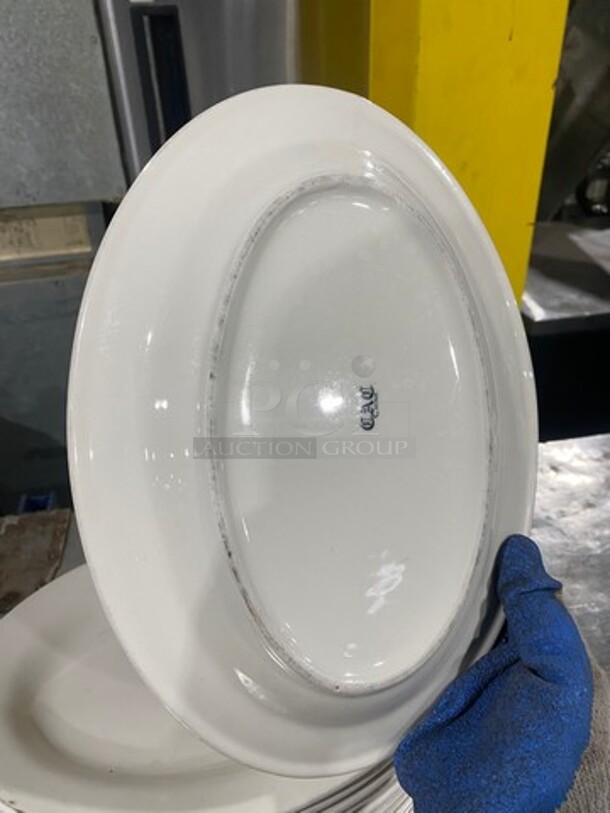 ALL ONE MONEY! WHITE OVAL PLATES! - Image 5 of 7
