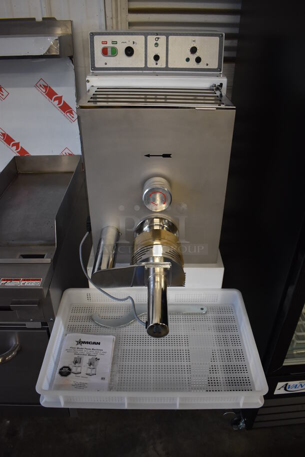 BRAND NEW! 2020 Avancini TR 110 Metal Commercial Floor Style 26 lb. Pasta Extruder Machine on Commercial Casters. 220 Volts, 1 Phase. 24x39x60. Tested and Working! - Image 2 of 12