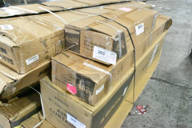 2 BRAND NEW SCRATCH AND DENT! Items; Avantco 177SW24TCPA 24" Strip Warmer with Toggle Control and Cord and Avantco 177SW48TCPA 48" Strip Warmer with Toggle Control and Cord. 120 Volts, 1 Phase. 2 Times Your Bid!  - Image 2 of 5
