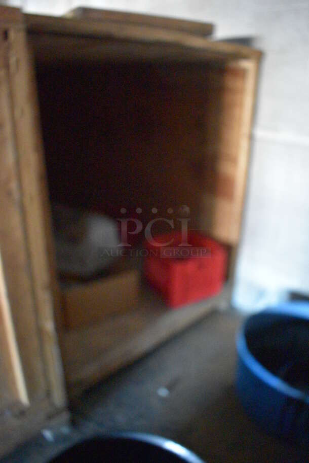 ALL ONE MONEY! Lot of 4 Wooden Boxes / Crates. 31x61x28.5. 102x48x58. 53x154x69.5 - Image 4 of 10