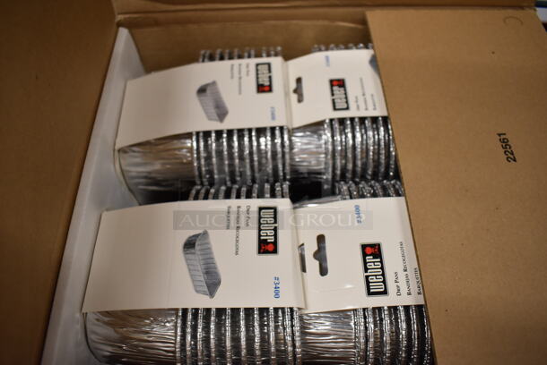 ALL ONE MONEY! Tier Lot of Various Items Including Weber Drip Pans and Metal Footed Bowls - Image 6 of 6