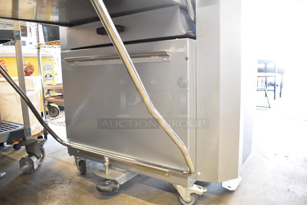2019 Ram Model Q670/1400 Stainless Steel Commercial Floor Style Reversible Dough Sheeter on Commercial Casters. 220 Volts, 3 Phase. 122x40x49 - Image 7 of 11
