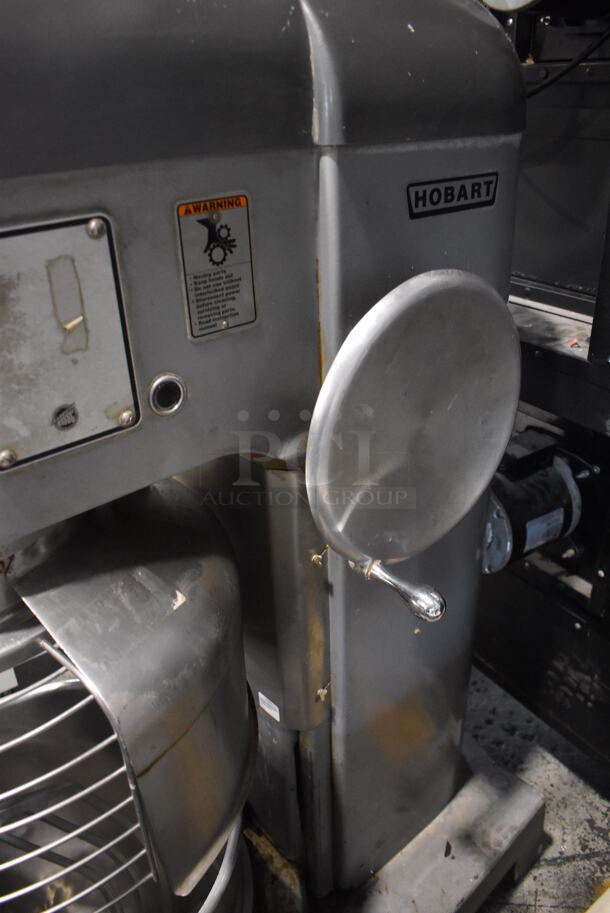 Hobart P660SBA Metal Commercial Floor Style 60 Quart Planetary Dough Mixer w/ Stainless Steel Bowl, Bowl Guard, Paddle and Dough Hook Attachments. 208-240 Volts, 3 Phase. - Image 9 of 9