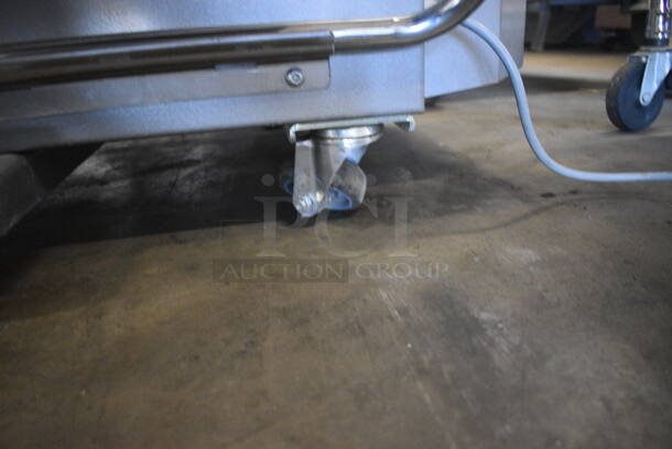 2019 Ram Model Q670/1400 Stainless Steel Commercial Floor Style Reversible Dough Sheeter on Commercial Casters. 220 Volts, 3 Phase. 122x40x49 - Image 10 of 11