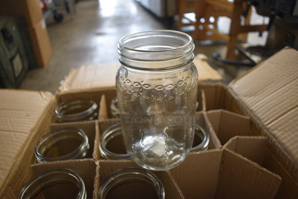 21 Glass Jars. 3.5x3.5x6.5. 21 Times Your Bid!