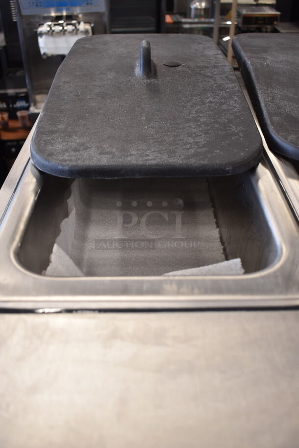BRAND NEW! 2022 Stoelting O231-30912F Commercial Stainless Steel Air Cooled Soft Serve Ice Cream Machine With 2 Hoppers. Includes Box of Commercial Casters, Operators Manual And Cleaning Supplies. 208-230V, 3 Phase. Tested And Working!  - Image 10 of 12