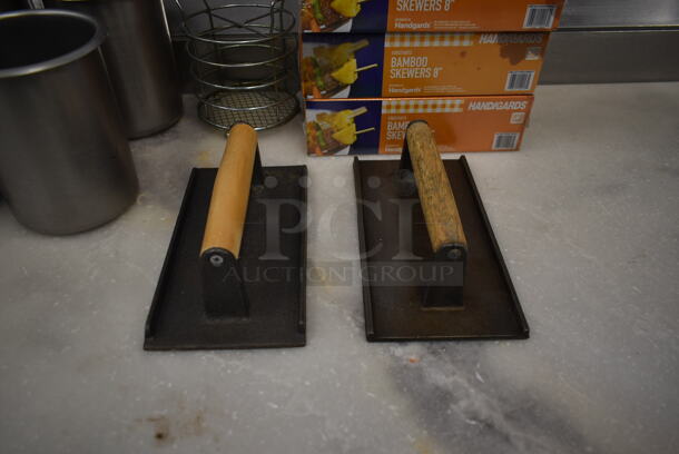 ALL ONE MONEY!  Lot of Various Items Including New Bamboo Skewers and Metal Bins - Image 4 of 8