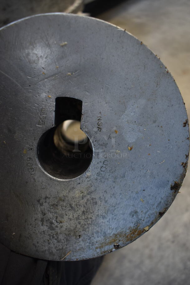 Hobart H600 Metal Commercial 60 Quart Mixing Bowl and Hobart 60DI 60 Quart Dough Hook Attachment. - Image 6 of 6
