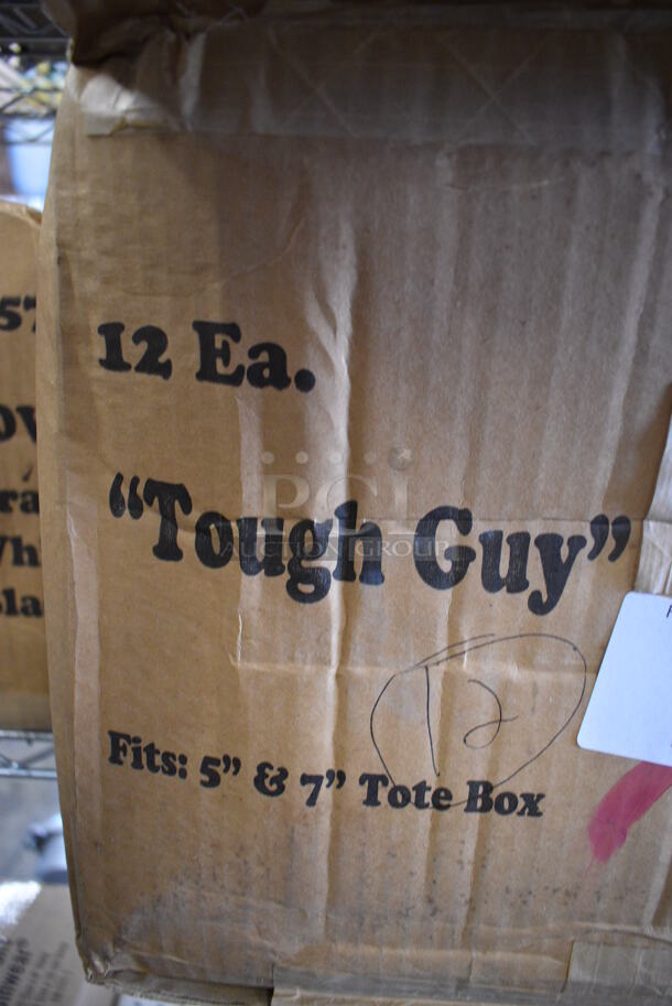 12 BRAND NEW IN BOX! Tough Guy 5726C Gray Poly Tote Covers. 16x22x1. 12 Times Your Bid! - Image 4 of 4