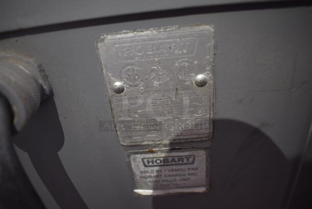 Hobart L 800 Commercial Electric Floor Standing 80 Quart Mixer With Bowl Gaurd. 208V.  - Image 4 of 5