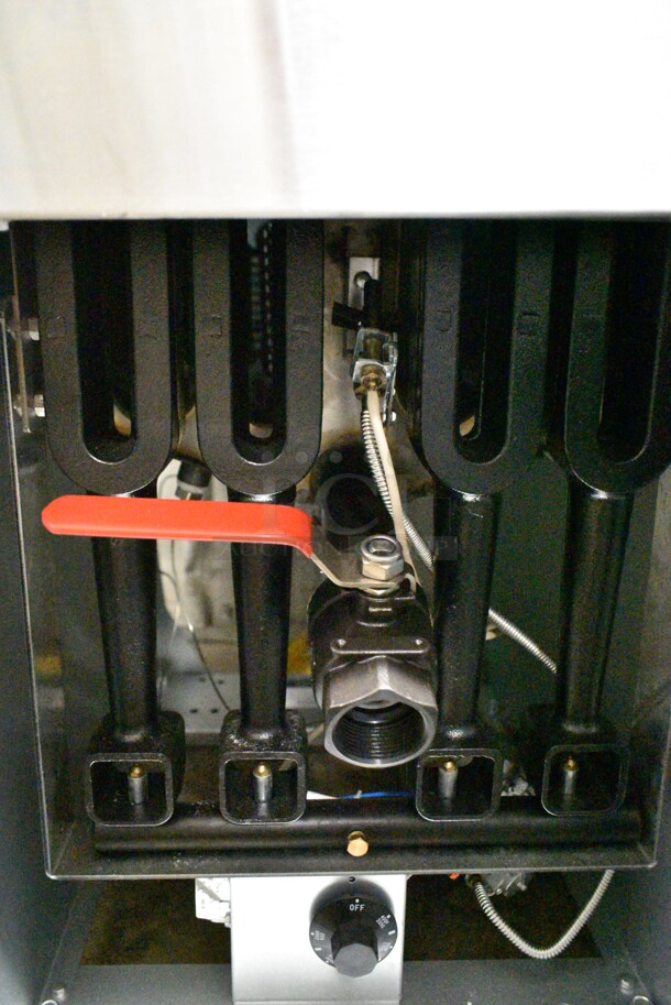 BRAND NEW SCRATCH AND DENT! Mainstreet 541FF50L Stainless Steel Commercial Floor Style Propane Gas Powered Deep Fat Fryer w/ 2 Metal Baskets. 120,000 BTU. - Image 10 of 11