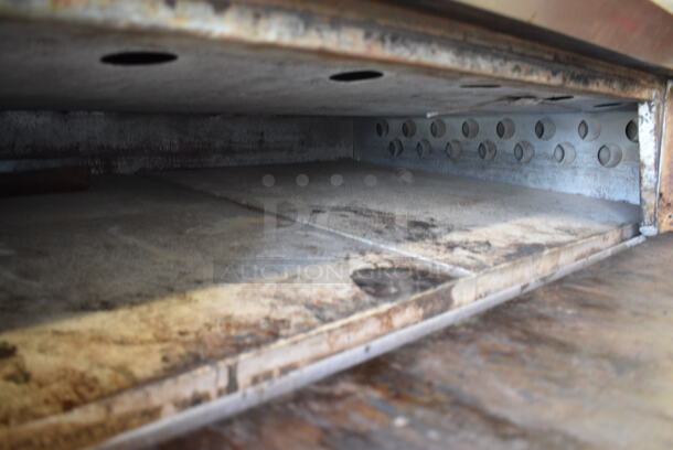 2 Bari Model MS54 Stainless Steel Commercial Natural Gas Powered Single Deck Pizza Ovens w/ Cooking Stones. 80,000 BTU. 2 Times Your Bid! 72x44x66 - Image 4 of 10