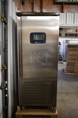 2021 Desmon Model GBF-15+ETL Stainless Steel Commercial Blast Chiller Shock Freezer w/ 4 Probes on Commercial Casters.