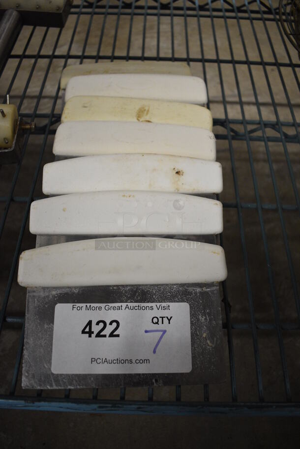 7 Stainless Steel Dough Cutters. 6.5x1x4.5. 7 Times Your Bid! - Image 1 of 3