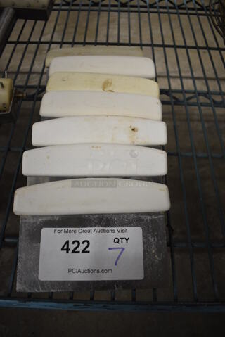 7 Stainless Steel Dough Cutters. 6.5x1x4.5. 7 Times Your Bid!