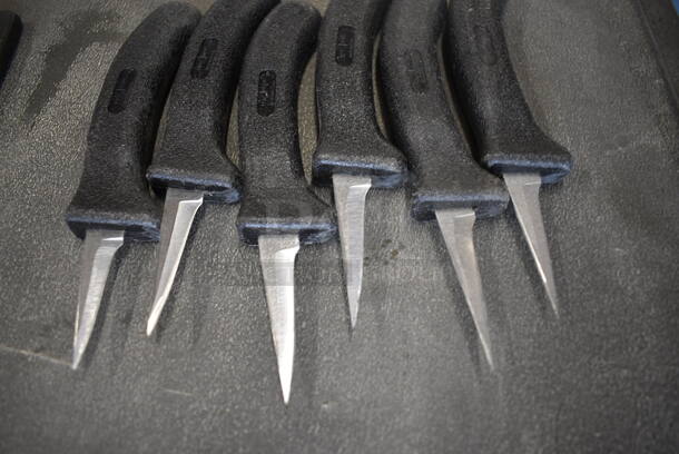 6 Sharpened Stainless Steel Poultry Knives. Includes 7.5". 6 Times Your Bid! - Image 2 of 4