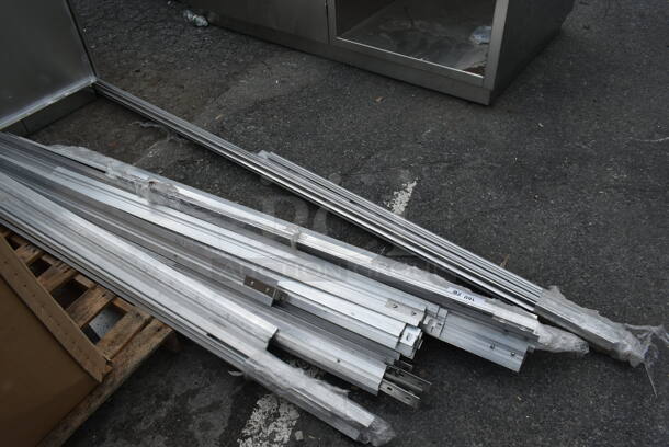 ALL ONE MONEY! Lot of BRAND NEW Metal Drop Ceiling Track - Image 3 of 4