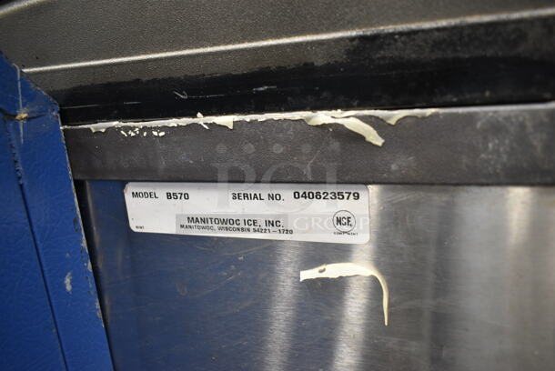 Manitowoc SD0603W Stainless Steel Commercial Ice Head on Manitowoc B570 Commercial Bin. 208-230 Volts, 1 Phase.  - Image 7 of 7