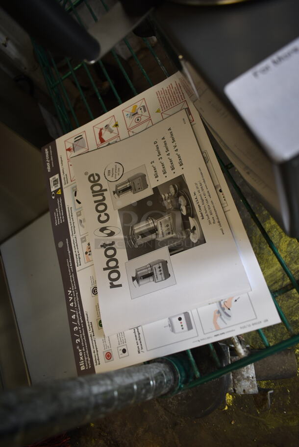 BRAND NEW SCRATCH AND DENT! Robot Coupe Blixer 2 Stainless Steel Commercial Countertop Food Processor w/ Bowl, Lid and S Blade. 120 Volts, 1 Phase. Tested and Working! - Image 10 of 10