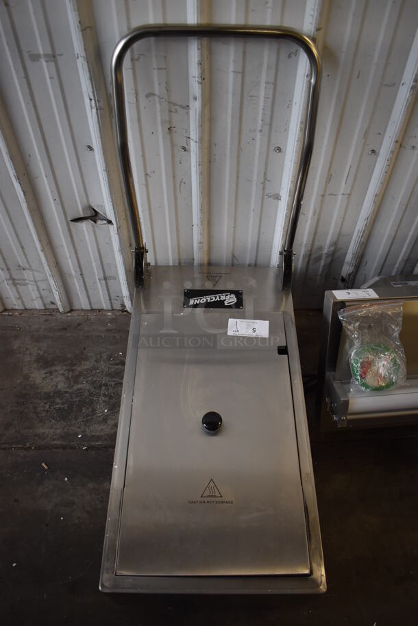 BRAND NEW! Fryclone 259FLTRM50 Stainless Steel Commercial Portable Oil Filtration System for Fryers on Commercial Casters. 120 Volts, 1 Phase. 17x33x36 - Image 7 of 7