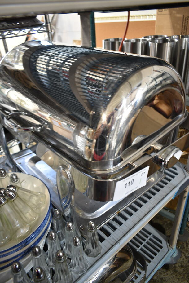 Stainless Steel Chafing Dish w/ Rolling Top.  - Image 3 of 6