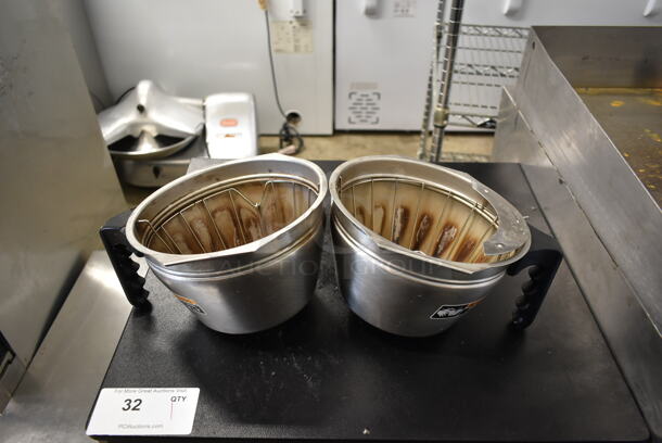 2020 Bunn DUAL TF DBC Metal Commercial Countertop Dual Coffee Machine w/ Hot Water Dispenser and 2 Metal Brew Baskets. 120/208-240 Volts, 1 Phase. - Image 3 of 5
