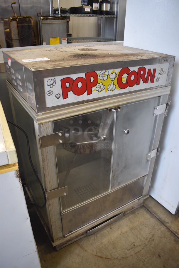 Gold Medal 2001ST Metal Commercial Countertop Popcorn Machine Merchandiser. 120 Volts, 1 Phase. 27x20x41. Cannot Test Due To Plug Style - Image 2 of 6