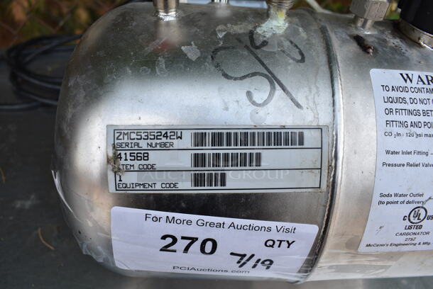 McCann's Carbonator. 115 Volts, 1 Phase.  - Image 5 of 7