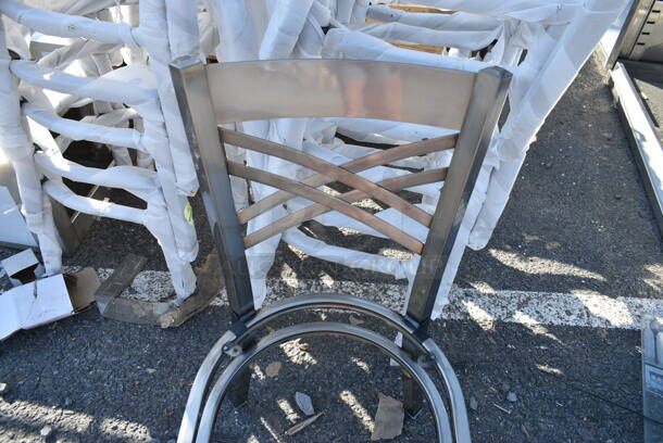 16 BRAND NEW SCRATCH AND DENT! Metal Dining Height Chair. 16 Times Your Bid! - Image 7 of 7