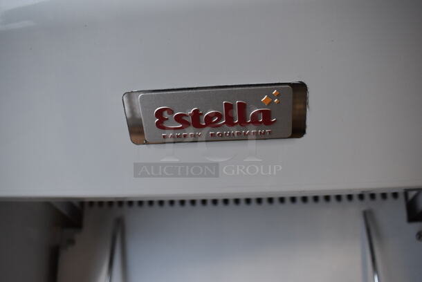BRAND NEW SCRATCH AND DENT! Estella 348BSLICE58 Metal Commercial Countertop 5/8" Thickness Bread Slicer. 110 Volts, 1 Phase. 25x25x28. Tested and Working! - Image 6 of 10