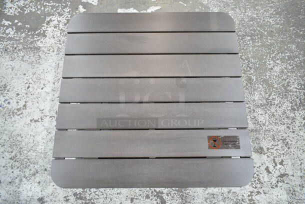 PALLET LOT of 13 BRAND NEW IN BOX! BFM Seating Items PH4L3636BRBZ-TOP Outdoor Patio Tabletops. Goes GREAT w/ Lots 113 and 115! 13 Times Your Bid! - Image 1 of 6