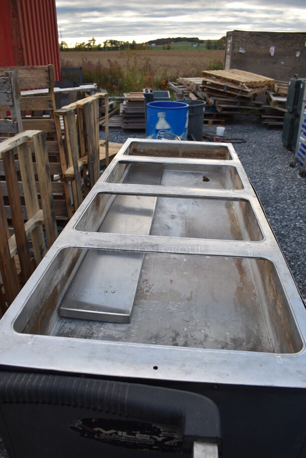 Eagle Stainless Steel Propane Gas Powered Steam Table w/ Metal Under Shelf on Commercial Casters. 63.5x26x39 - Image 4 of 6