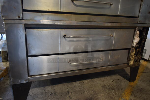 2 Bari Stainless Steel Commercial Gas Powered Single Deck Pizza Oven w/ Cooking Stones. 2 Times Your Bid! - Image 3 of 11