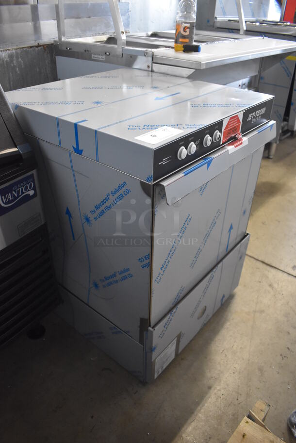 BRAND NEW! Jet Tech EV-18 Stainless Steel Commercial Undercounter High Temperature Hi Temp Undercounter Dishwasher. 208-240 Volts, 1 Phase.  - Image 2 of 6