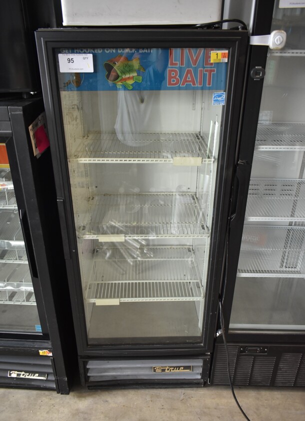 True GDM-12 Metal Commercial Single Door Reach In Cooler Merchandiser w/ Poly Coated Racks. 115 Volts, 1 Phase. Tested and Working! - Image 1 of 3