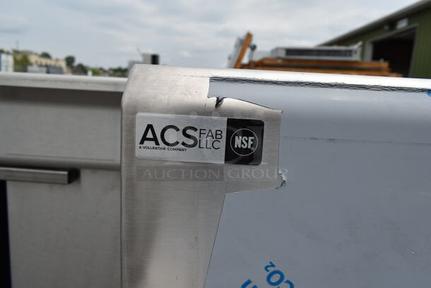 BRAND NEW SCRATCH AND DENT! Stainless Steel Commercial Counter w/ Sink Bay, Faucet, Handles and Under Shelf. - Image 8 of 8
