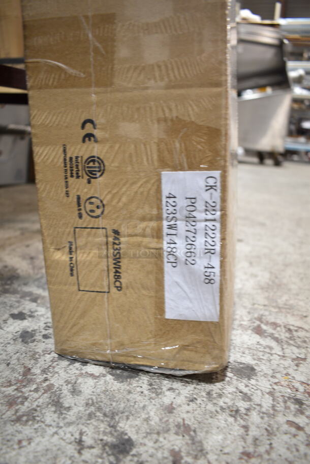 BRAND NEW IN BOX! ServIt 423SWI48CP Stainless Steel Commercial 48" High Wattage Strip Warmer with Infinite Controls. 120 Volts, 1 Phase. - Image 3 of 3