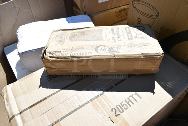 PALLET LOT of 21 BRAND NEW Boxes Including SO8BW Dart White Plastic Soda Spoon, Eilat 9" Plates, 500CC9 Choice 9 oz. Clear PET Customizable Plastic Squat Cold Cup, 17616STPEBBL Choice 16 oz. Blue SAN Plastic Pebbled Tumbler - 12/Pack, 7152 Spaceman 2.1.1.31.0003 7.3 Qt. Torque Rotor, Dart PP2464BDL PresentaBowls Pro Vented Clear Square Lid for 24, 32, 48, and 64 oz. Square Plastic Bowls, 130TASTERSP Choice 3" White Plastic Tasting Spoon - 3000/Case, Dart S6BW 5 7/8" Medium Weight White Plastic Teaspoon - 1000/Case. 21 Times Your Bid!  - Image 7 of 12