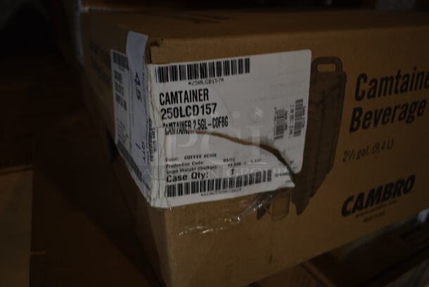 BRAND NEW! Cambro Camtainer 250LCD157 2.5 Gallon Coffee Beige Insulated Beverage Dispenser - Image 2 of 4