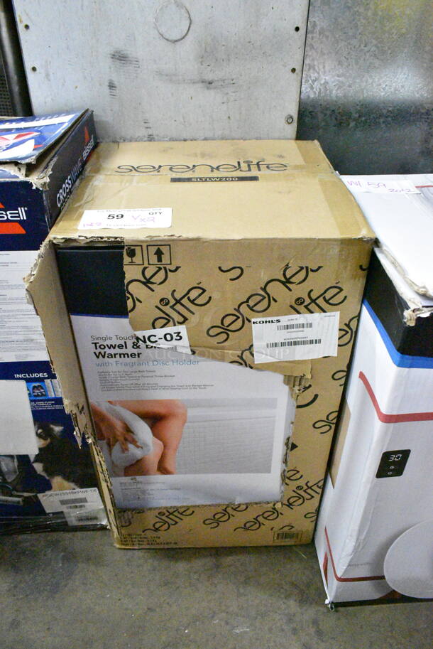 2 BRAND NEW IN BOX! SereneLife SLTLW200/SLTLW600 Towel & Blanket Warmer. 2 Times Your Bid!  - Image 5 of 8