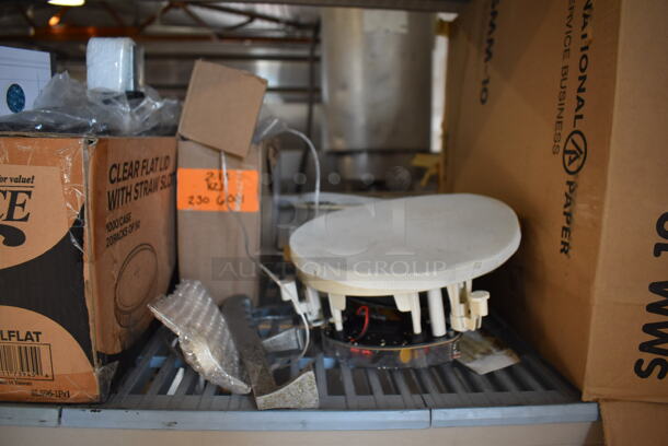 ALL ONE MONEY! Tier Lot of Various Items Including Lids and Speakers - Image 2 of 4