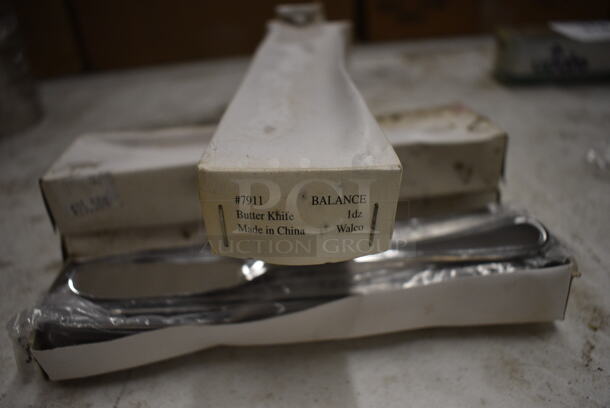 48 BRAND NEW IN BOX! Balance Stainless Steel Butter Knives. 7". 48 Times Your Bid! - Image 4 of 4